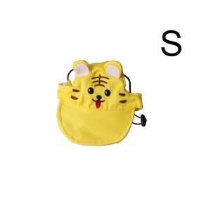 TEMU 귀여운 애완동물 귀 모자 부드러운 폴리에스터 고양이 강아지 햇빛 차단 조절 가능한 스트랩 귀여운 토끼 너구리 디자인 애완동물 미용 모자