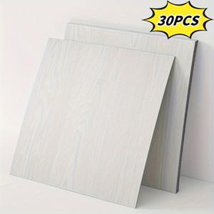 TEMU 15/30개입 3D 레트로 우드 그레인 자가 점착 미끄럼 방지 바닥 스티커, 탈착식 두꺼운 내구성, 방수 및 필앤스틱 침실 비닐 벽지, 방수 욕실 주방 타일 스티커, 조리대 가구 리모델링
