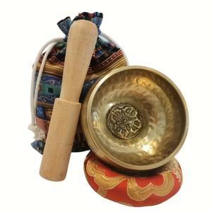 TEMU 크로스 페스트 Singing Bowl 세트, 수제 네판시 요가 명상 볼, 고급스러운 천 가방 포함, 완벽한 선물