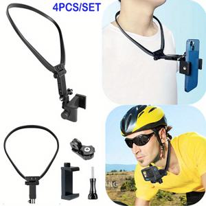 TEMU Neck Hold 스마트폰 가슴 마운트 넥 스트랩 Gopro Hero 10 6 Insta360 Osmo Action SJCAM EKEN Iphone Samsung 호환