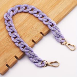 TEMU 40cm 마카롱 시리즈 DIY 아크릴 가방 만들기 액세서리 체인 장식 한 조각, 핸드백, 허리 가방 및 크로스바디 백에 적합한 다양한 길이, DIY 지갑 제작
