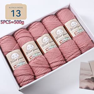 TEMU 알파카 울 청키 스틱 원사 500g/5개, 핸드 니팅 재료, 가을/겨울 패셔너블한 오버사이즈 코트, 스웨터, 스카프, 모자, 트렌치 코트, 숄, 조끼, 다양한 담요, 좌석 쿠션, 가방, 보관 바구니 및 기타 수공예품 제작용 레저용 뜨개질 실, 70% 울, 30% 아크릴