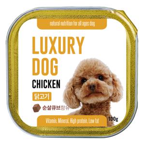 TEMU 럭셔리독 강아지캔 100g x 24개
