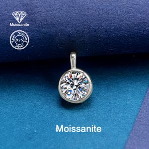TEMU S925 실버 1카트 모이사나이트 눈물방울 펜던트 (체인 없음), 우아하고 스타일리시하며 디자인, 파티 선물, 할로윈, 발렌타인데이, 어버이날, 아버지의 날, 크리스마스, 새해 선물로 적합