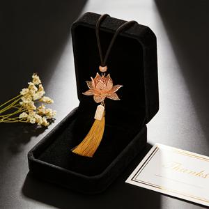TEMU 로터스용 로즈 골든 자동차 펜던트, 여성을 위한 실내 장식, 안전을 위한 부적, 행운을 가져다주는 풍수 디자인, 자동차 백미러 장식용