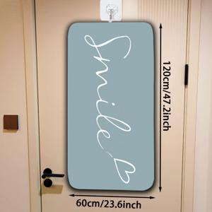 TEMU 1개 접이식 휴대용 다림판 매트, 걸이 스트랩 포함, 스타일리시한 패턴, 걸어두거나 평평하게 다림질 가능, 말거나 접어 휴대 간편, 가정 및 여행용으로 적합