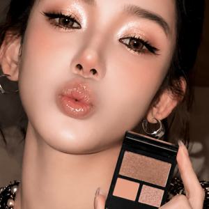 TEMU 하이라이트추천 콘서트 하이라이터 큐빅 글리터 발색 톤업 후 모노톤 하이라이터 섀도우 블링썸하일라이트
