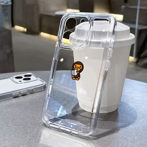 TEMU 휴대폰 케이스 - 아이폰 17 16E 16 15 14 13 12 11 Pro Max Mini Air XR XS X 7 8 Plus 투명 TPU 소프트 백 커버에 적합한 만화 귀여운 원숭이 폰 케이스