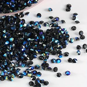 TEMU 3mm 수지 투명 눈부신 컬러 AB 스몰 워터 드릴 베어 드릴팁 바텀 워터 드릴 DIY 네일 연장용