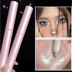 TEMU 진주빛 아이섀도우 펜 하이라이터 화이트 아이섀도우 스틱 내추럴 컨투어링 펜 아이섀도우 스틱 진주빛 아이섀도우 펜 파티 아이섀도우 아이 메이크업