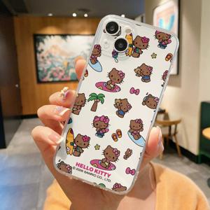 TEMU 휴대폰 케이스 - 휴대폰 케이스, 투명하고 가벼움, 아이폰 17 Pro Max, 14, 16, 13 Pro Max, 12, 11, 14 Pro, 13 Pro, 14 Plus에 적합, 창의적이고 재미있음, 귀여운 만화, 부드러운 TPU 프린트 휴대폰 케이스