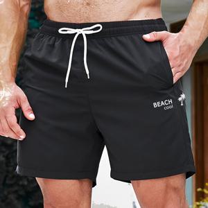 TEMU 남성용 코코 비치 수영복 반바지