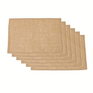 TEMU 4/6개 직사각형 북유럽 코스터 패드, 식탁 매트, 주방 용품, 식탁 매트, 브레이드 디자인 테이블 매트 (디너 테이블 및 크리스마스 파티용), 레스토랑용 냅킨, 결혼식, 농가 스타일, 가족 모임 테이블 장식