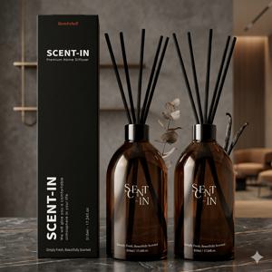 TEMU 1+1 센트인 퍼퓸 디퓨저 510ml 6종향 실내방향제 디퓨져 아로마 인테리어 욕실 백화점 고급 답례품 선물 생일 집들이 선물세트 실내 방향제 인테리어 화장실 고급 명품 실내용 방향제 선물 추천 향테리어 필수템 점보용량 메가사이즈