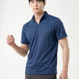 TEMU 남성 가볍고 시원한 기능성 쿨 티 트레이닝/러닝/아웃도어 쾌적한 메쉬 반팔 집업 티셔츠(XS42LT060M)