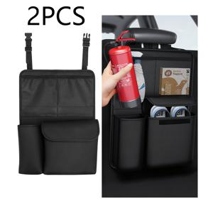 TEMU SUV 트렁크 정리함 (45*33cm) | 접이식 조절 가능 PU 가죽 수납함 | 다중 구획 | 자동차/차량 내부용