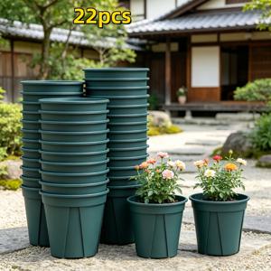 TEMU 청산 화분 22개: 파ラン롭스 난초화분, 난초화분, 장미화분, 수선화화분, 갤런 화분, 가정용 화분, 다육식물화분 원예 선물, 집 장식