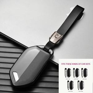 TEMU KIA 신형 TPU 투명 키 커버, KIA 쏘렌토, , EV3, EV5, EV9, K3, K4, K5, 피카ント, 카니발 2024, 2025, 2026 호환용 랜야드 포함 자동차 액세서리 키 케이스
