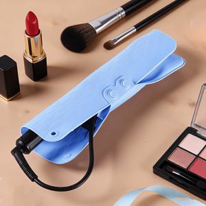 TEMU 내열 실리콘 매트 여행용 케이스, 휴대용 여행용 매트 커버, 헤어 스트레이트너, 고데기, 핫 헤어 스타일링 도구용