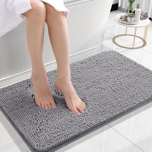 TEMU 다양한 색상과 사이즈로 제공되는 핫멜트 접착 체닐 욕실 매트. 미끄럼 방지, 흡수력 우수, 세척이 쉬우며 빠르게 건조됩니다. 가정용으로 적합합니다