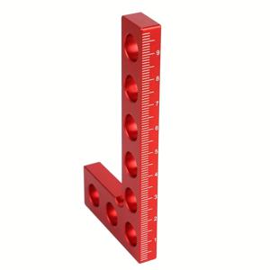 TEMU 1개 목공 90도 정밀 사각 엣지 마킹 도구 알루미늄 목공용 포켓 마킹 스퀘어 게이지