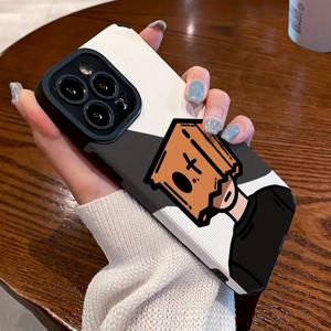 TEMU 카톤 보이 눈부신 가죽 느낌 핸드폰 케이스 iPhone14/14Plus/14Pro/14ProMax, iPhone13/13Pro/13ProMax, iPhone12/12Pro/12ProMax, iPhone11/11Pro/11Pro Max/iPhone 6/6s/6 Plus/6s Plus/ Iphone7/8/iphone X/xs