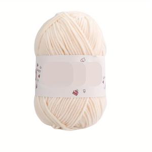 TEMU (50G/롤) 모이 리틀 A 3mm 미세 아이스 스틱 얀 롤, 부드럽고 섬세함, 가방, 코트, 모자, 신발 및 다양한 수공예, 홈웨어 뜨개질용