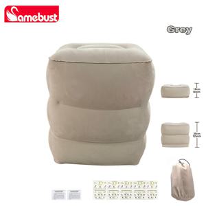 TEMU Camebust 차량용 팽창식 발 받침 베개, 기차, 여행, 비행기 여행용 베개 - 높이 조절 가능 쿠션, 여행 중 수면용