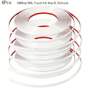 TEMU 40미터 PVC 자체 접착 벽 장식 스트립, 벽 및 문용 가장자리 밀봉 테이프, 가구 이음매 커버 트림, 충돌 방지 접착 벽지 보더 스트립, 액자 가장자리 스트립