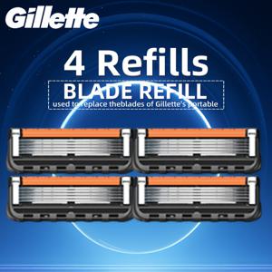 TEMU Gillette PROGLIDE 면도날 4개 면도날 리필 남성용 면도기 휴대용 수동 면도날 5중날 면도날