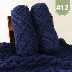 TEMU [2 스케인/500G] 매우 두꺼운 고양이 꼬리 털실 손가락 털실 Chenille 털실, 손뜨개 고양이 침대 쿠션 담요 모자 스카프 등에 적합, 20mm