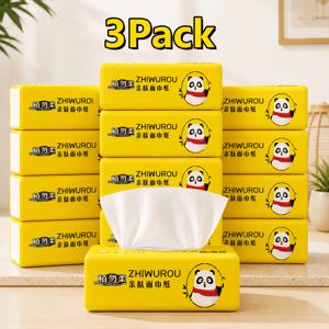 TEMU 총 720매, 3팩, 순수 펄프 및 목재 펄프 키친타월, 가족용 세트, 키친타월, 밝은 베이지 피부 친화적이고 편안함, 3중 구조, 물속에서 쉽게 찢어지지 않음, 닦아도 잔여물 없음