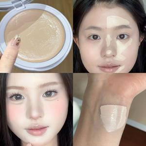 TEMU 하이라이터 밤으로 얼굴의 꺼진 부위와 눈물고랑을 밝혀주고 밀착되는 쉐딩