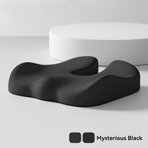 TEMU 인체공학적 엉덩이 쿠션, 메모리폼 압력 완화 지지 패드, U자형 속이 빈 통기성 디자인, 탈착식 커버, 간편한 청소를 위한 지퍼 잠금, 사무실 의자/차량용 시트/게이밍 의자/홈 시트에 적합, 사무용품