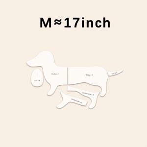 TEMU DIY 봉제 인형용 투명 PET 닥스훈트 재봉틀 자르기 틀 6개, 퀼팅, 패치워크 및 패브릭 커팅용 단계별 가이드가 포함된 재사용 및 세탁 가능한 강아지 스텐실 - 공예가, 취미가, 닥스훈트 애호가용