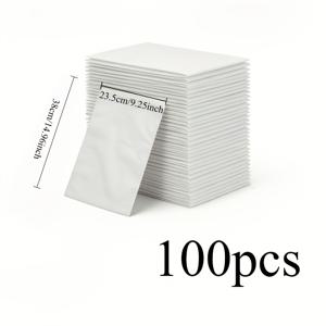 100개 대형 사이즈 통기성, 통기성, 방충 커버 (숨겨진 드로스트링 포함), 과일 네트 백, 과일 나무에 적합, 새로부터 사과 및 포도 보호를 위한 새망치, 해충 및 사슴 방지, 드로스트링