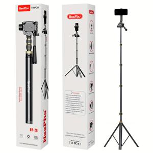 TEMU NeePho NP-Z8 216cm/85인치 알루미늄 합금 삼각대 & 셀카봉, 지멜 포함 확장형 휴대폰 스탠드, 폰 홀더, 휴대용 가방, 모든 스마트폰 및 카메라와 호환, 전문가용 사진 촬영 및 라이브 스트리밍 브이로그에 적합|핸드폰가방|핸드폰거치대|휴대폰거치대