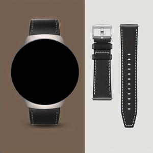 TEMU Samsung Galaxy Watch 3 45mm/Galaxy Watch 3 (45mm)/Watch 4/5 Pro 45mm/Galaxy Watch (46mm) 호환, 22mm 비즈니스 인조 가죽 시계 스트랩 손목 밴드 여성 남성