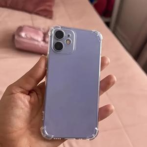 TEMU 휴대폰 케이스 - 아이폰 17, 16, 15, 14, 13, 12, 11 Pro Max, 17 Air, 14 Plus, X, Xs Max, Xr, 8, 그리고 7 Plus 후면 커버용 충격 방지 TPU 투명 휴대폰 케이스 5개입