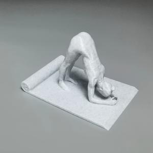 TEMU 3D 프린팅 요가 소녀 휴대폰 거치대 창의적인 명상 피규어 홀더 안정적인 책상용 휴대폰 홀더 가정 및 사무실 장식 대부분의 스마트폰과 호환