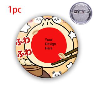 TEMU 1개/6개/10개 (44mm/1.73인치)로 구매 가능한 맞춤형 배지 - 귀여운 일본 스타일의 재미있는 컷아웃 소재 배지. 텍스트, 사진 및 디자인으로 개인 맞춤 가능. 생일, 업무 행사, 아이돌 지지, 파티, 학교 활동에 적합.