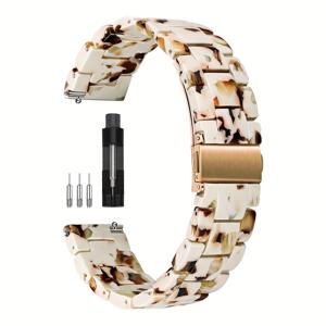 TEMU 3 호환 스트랩 45mm 46mm 패션 레진 스트랩, 22mm 시계 뚜껑에 적합, 가벼운 레진 퀵 릴리스 팔찌 스트랩 (삼성 3 45mm 46mm, Gear S3 Frontier/Classic 호환)
