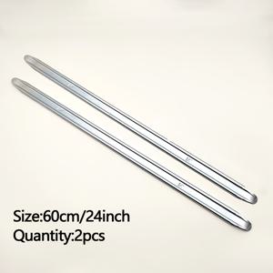 TEMU 2개 세트 24인치(60cm) 타이어 수리 도구, 방청 코팅 처리된 실버 메탈 프라이 바 또는 블랙 메탈 프라이 바 - 및 소형차/밴용 휠 제거 및 수리 필수품