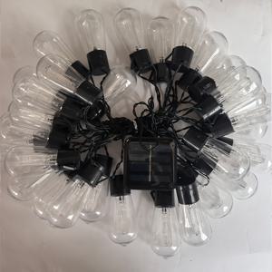 TEMU LED 태양광 스마트 조명, 야외 크리스마스 장식 전구, 빈티지 페스티벌 조명, 정원 장식 조명, 마당, 정자, 현관, 캠핑용