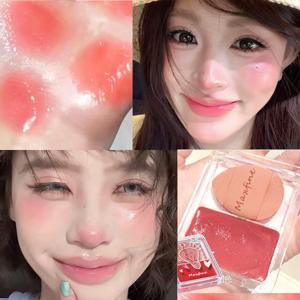 TEMU 워터 세럼 블러셔 워터프루프 볼터치 렌더링 보습 오래 지속되는 미용 촉촉하고 섬세한