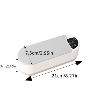 TEMU 무선 진동 클리너, 다기능 안경 클리너 (보석, 교정기, 칫솔, 시계, 안경 청소에 적합). USB 충전식 진동 클리너, 가정 및 사무실 사용에 이상적