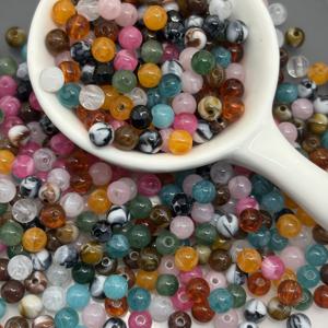 TEMU 269개 혼합 색상 6mm 구슬, 주얼리 제작용, DIY 공예 비즈 용품, 팔찌, 목걸이, 재봉용 멀티컬러 장식용 구슬 - 예술가, 취미 애호가, 주얼리 디자이너를 위한 고품질 아트 비즈