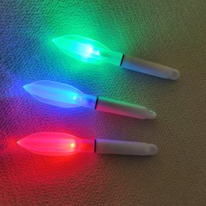TEMU 3개 세트, LED 낚시등, 물고기 유인 조명, 깜빡이는 야광봉, 어류 수집기, 바다낚시용 범용, 낚시 액세서리 [배터리 미포함]