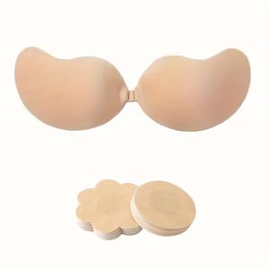 TEMU 3pcs 세트 (망고 컵 1개, 꽃 모양 젖꼭지 커버 10개 + 원형 투명 브라 패드 10개 포함), 여성 웨딩 사진 촬영에 적합