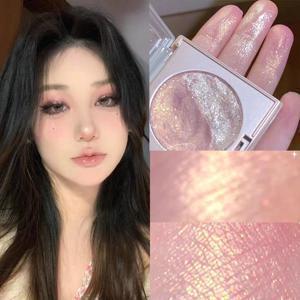 TEMU 잔잔한 펄감 + 화려한 반짝임 물광 하이라이터 감자 입체 롱래스팅 펄 블렌딩 팔레트 무펄 추천